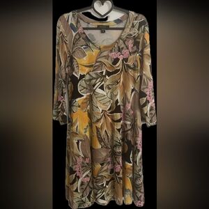 Karen Kane Multicolor Patterned Dress